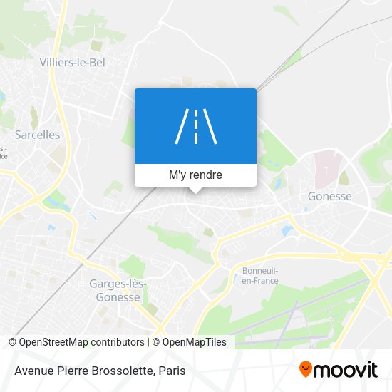 Avenue Pierre Brossolette plan