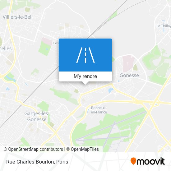 Rue Charles Bourlon plan
