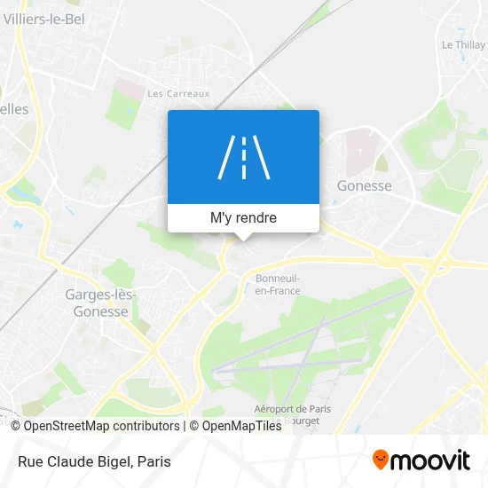 Rue Claude Bigel plan