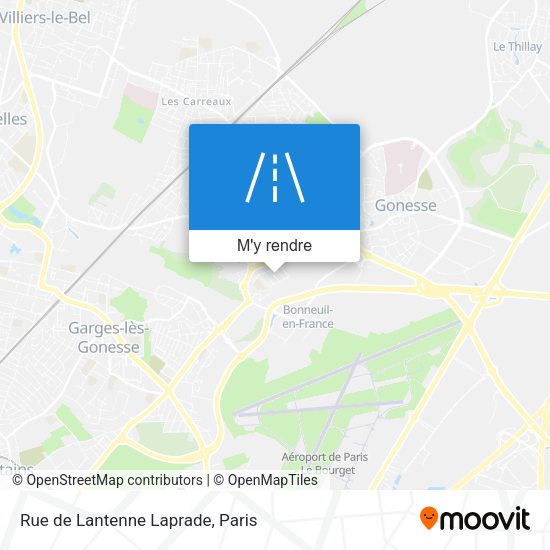Rue de Lantenne Laprade plan
