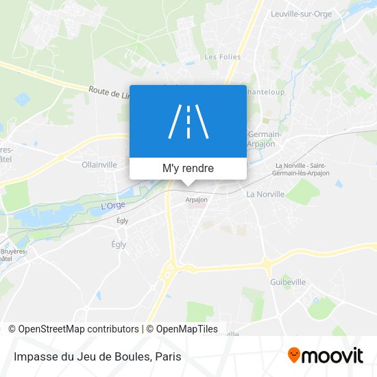 Impasse du Jeu de Boules plan