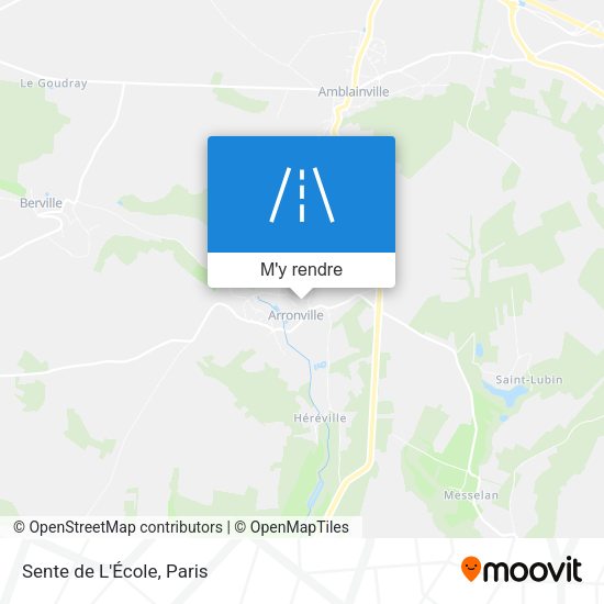 Sente de L'École plan