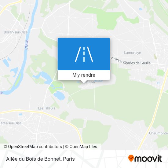Allée du Bois de Bonnet plan