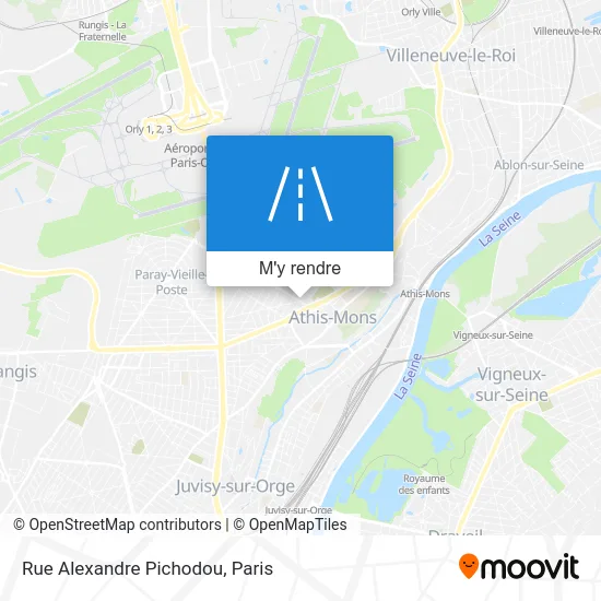 Rue Alexandre Pichodou plan