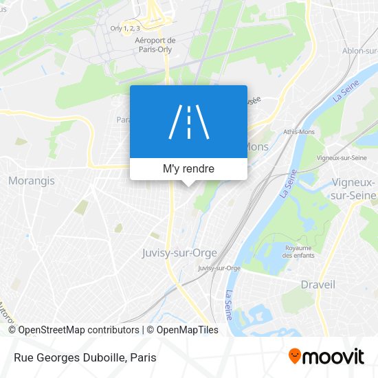 Rue Georges Duboille plan