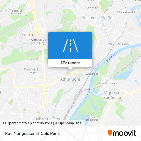 Rue Nungesser Et Coli plan