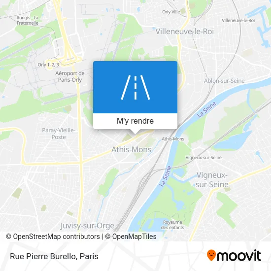 Rue Pierre Burello plan