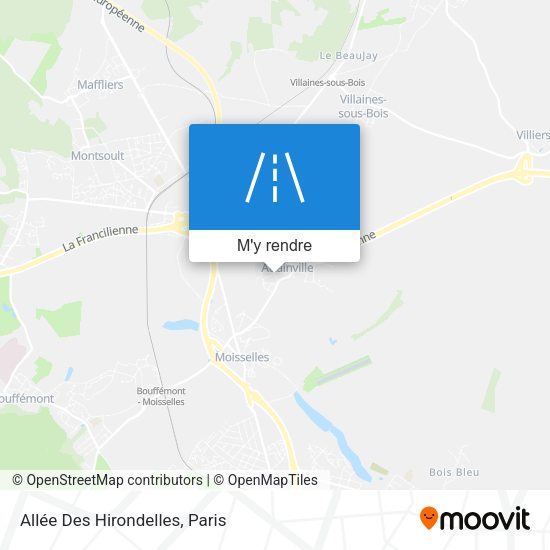Allée Des Hirondelles plan