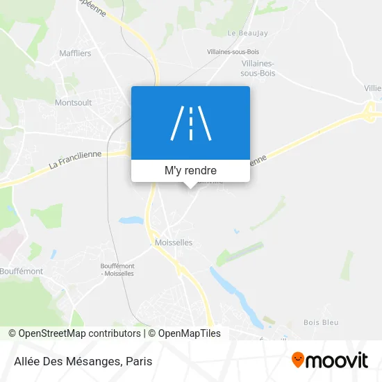 Allée Des Mésanges plan