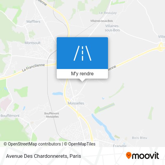 Avenue Des Chardonnerets plan