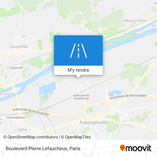 Boulevard Pierre Lefaucheux plan
