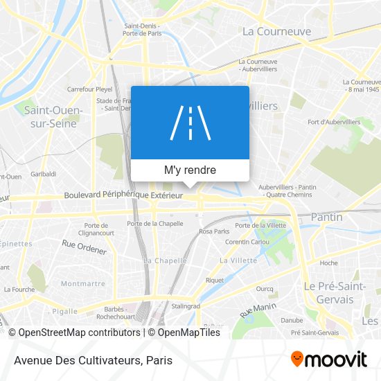 Avenue Des Cultivateurs plan