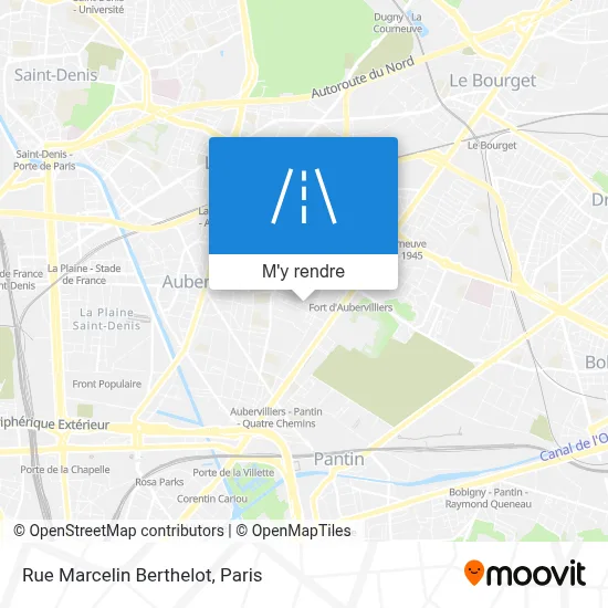 Rue Marcelin Berthelot plan