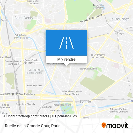 Ruelle de la Grande Cour plan