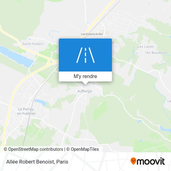 Allée Robert Benoist plan