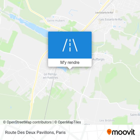 Route Des Deux Pavillons plan