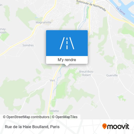 Rue de la Haie Boulland plan