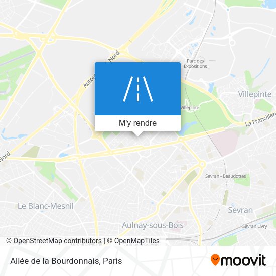 Allée de la Bourdonnais plan