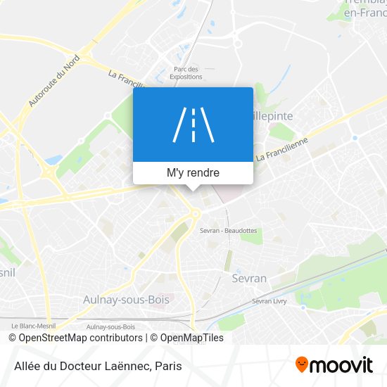 Allée du Docteur Laënnec plan