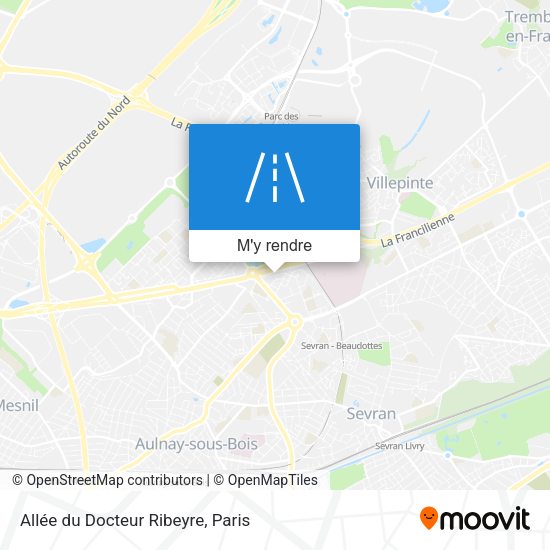 Allée du Docteur Ribeyre plan