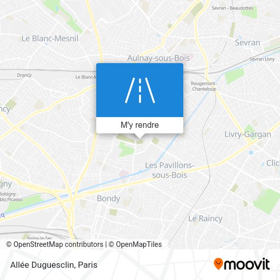 Allée Duguesclin plan