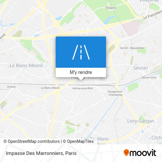 Impasse Des Marronniers plan