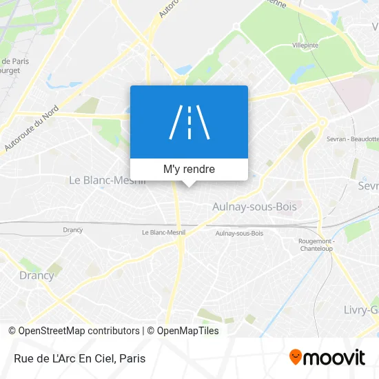 Rue de L'Arc En Ciel plan