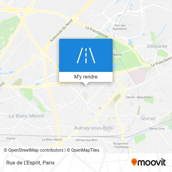 Rue de L'Esprit plan