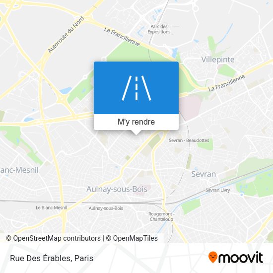Rue Des Érables plan