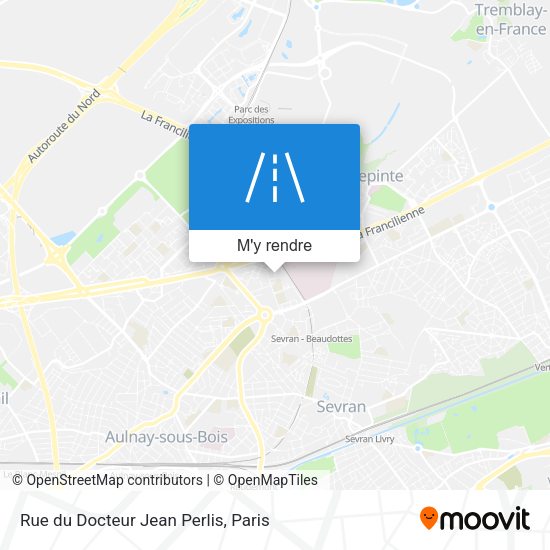 Rue du Docteur Jean Perlis plan