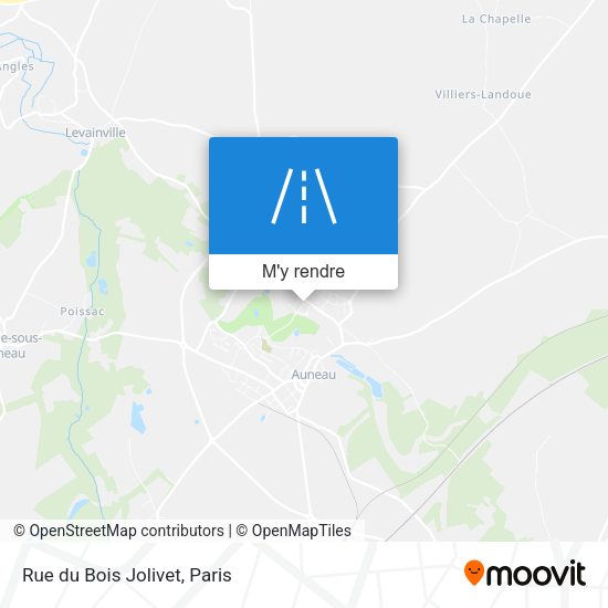 Rue du Bois Jolivet plan