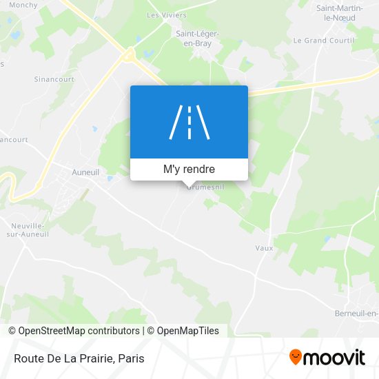 Route De La Prairie plan