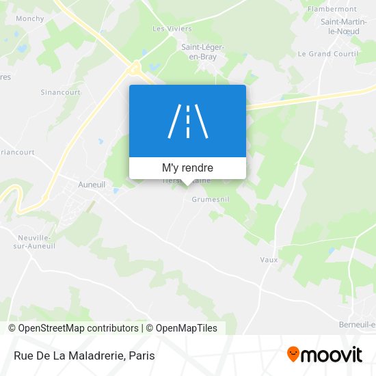 Rue De La Maladrerie plan