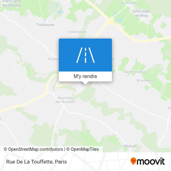 Rue De La Touffette plan