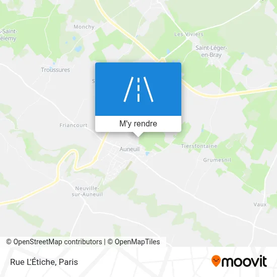 Rue L'Étiche plan