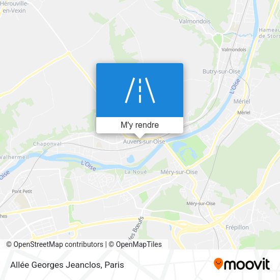 Allée Georges Jeanclos plan
