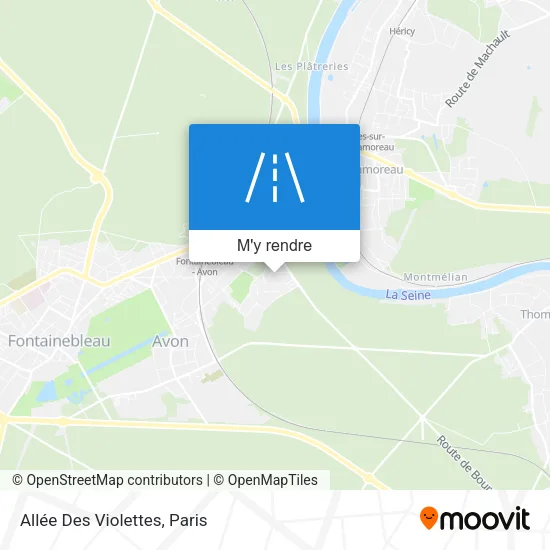 Allée Des Violettes plan