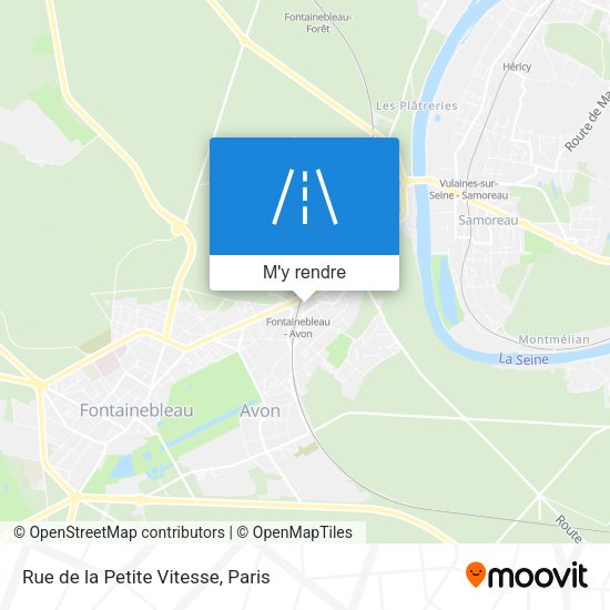 Rue de la Petite Vitesse plan