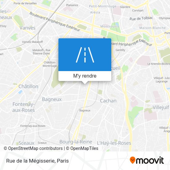 Rue de la Mégisserie plan