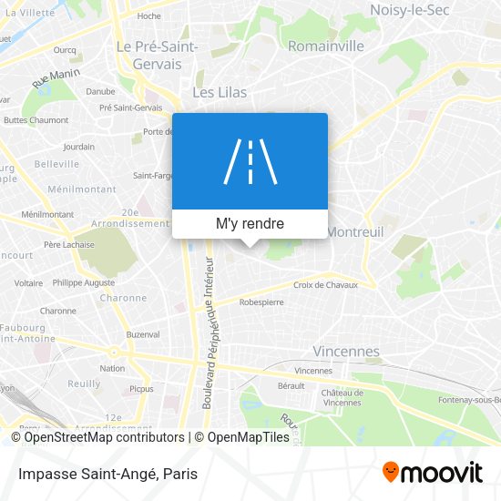 Impasse Saint-Angé plan