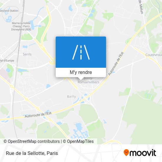 Rue de la Sellotte plan