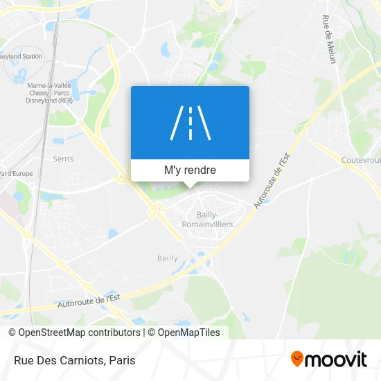 Rue Des Carniots plan