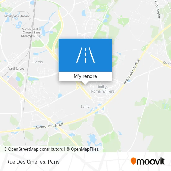 Rue Des Cinelles plan