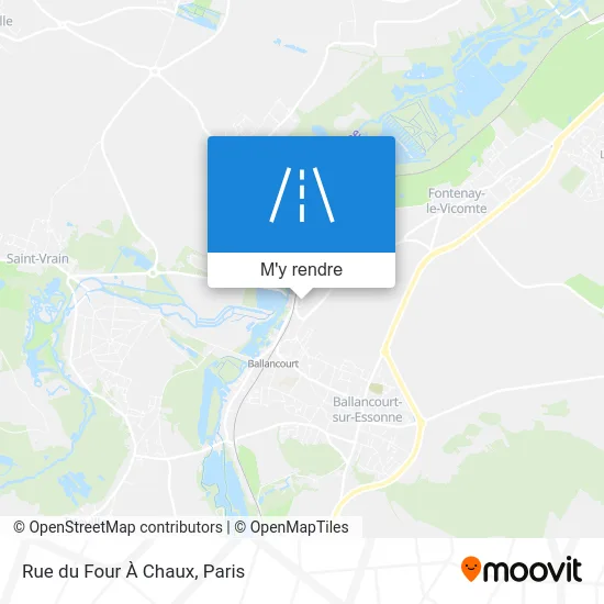 Rue du Four À Chaux plan