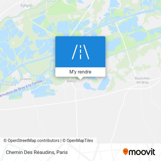 Chemin Des Réaudins plan