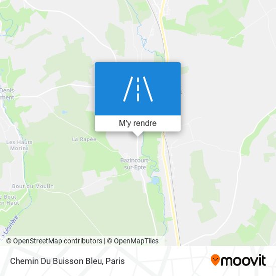 Chemin Du Buisson Bleu plan