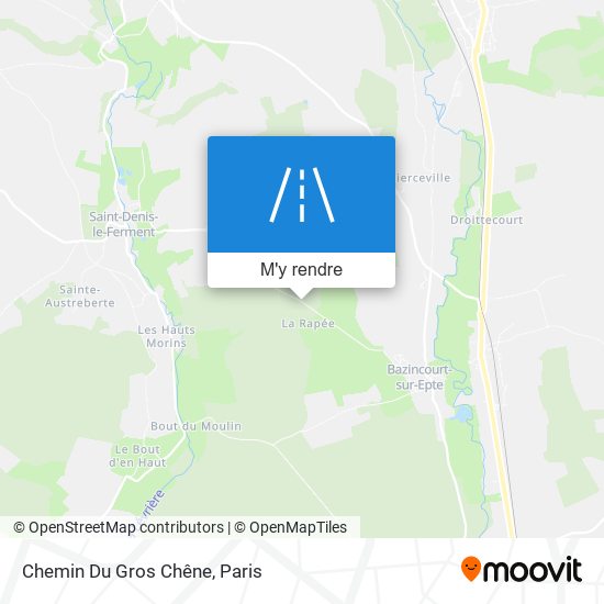 Chemin Du Gros Chêne plan