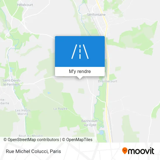 Rue Michel Colucci plan