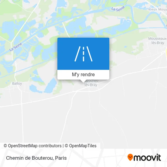 Chemin de Bouterou plan