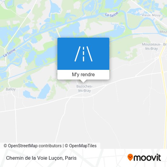 Chemin de la Voie Luçon plan
